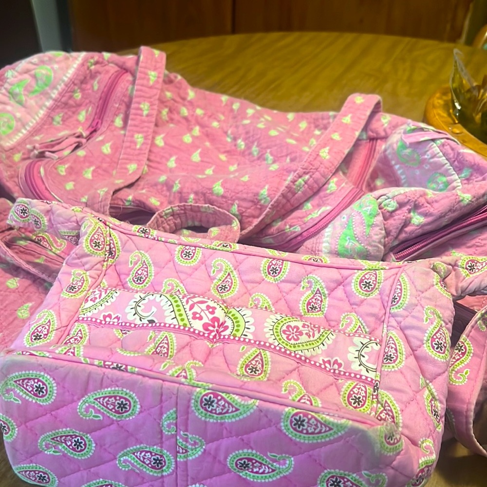 Pink Vera Bradley set